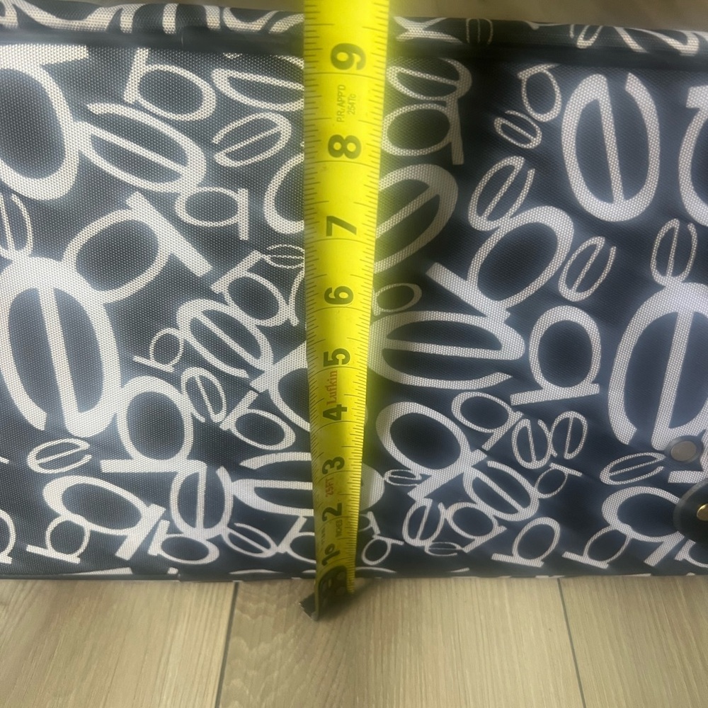 Bebe Carry On Bag Black White Logo Roller Giselle Duffle Luggage - Picture 14 of 15